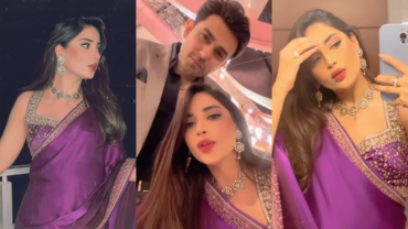 Saboor Aly & Ali Ansari Latest Mesmerizing Pictures from a Wedding Event