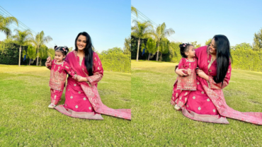 Cherished Moments of Kiran Tabeir's Beautiful Clicks with Daughter Izzah