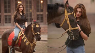 Jannat Mirza's Latest Photoshoot: A Stylish Adventure with a Magnificent Horse