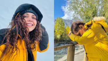 Hadiqa Kiani Enjoying Beautiful Skardu Vacation