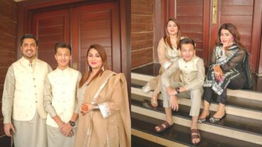 Iqrar Ul Hassan's Third Wife, Aroosa Khan, Shares Eid Family Photos