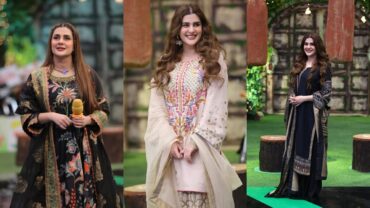 Kubra Khan's Stylish Outfits on Jeeto Pakistan